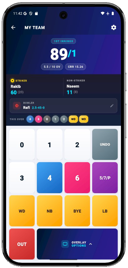 CricPulse App Interface